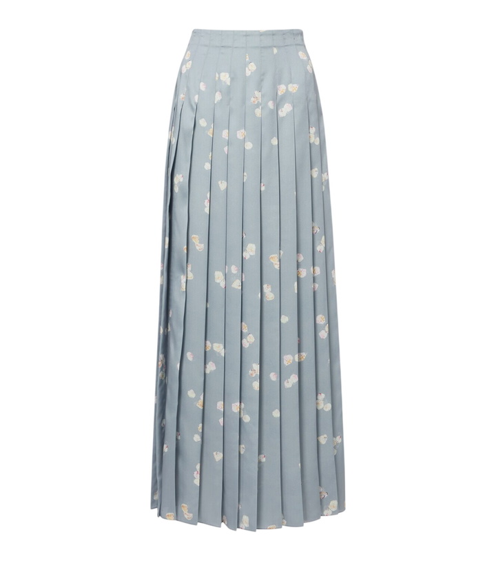 Photo: Altuzarra Monti floral pleated midi skirt