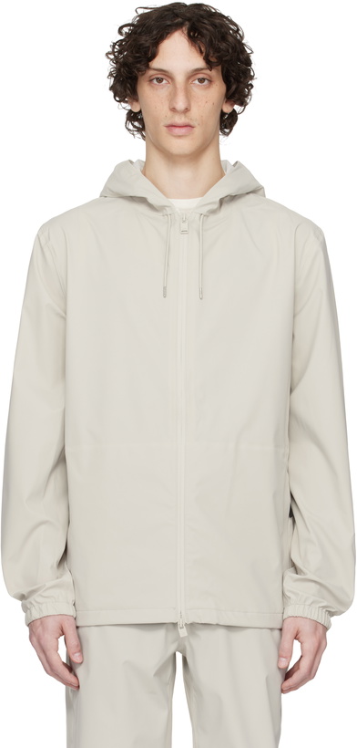 Photo: RAINS Beige Suva Hardshell Jacket