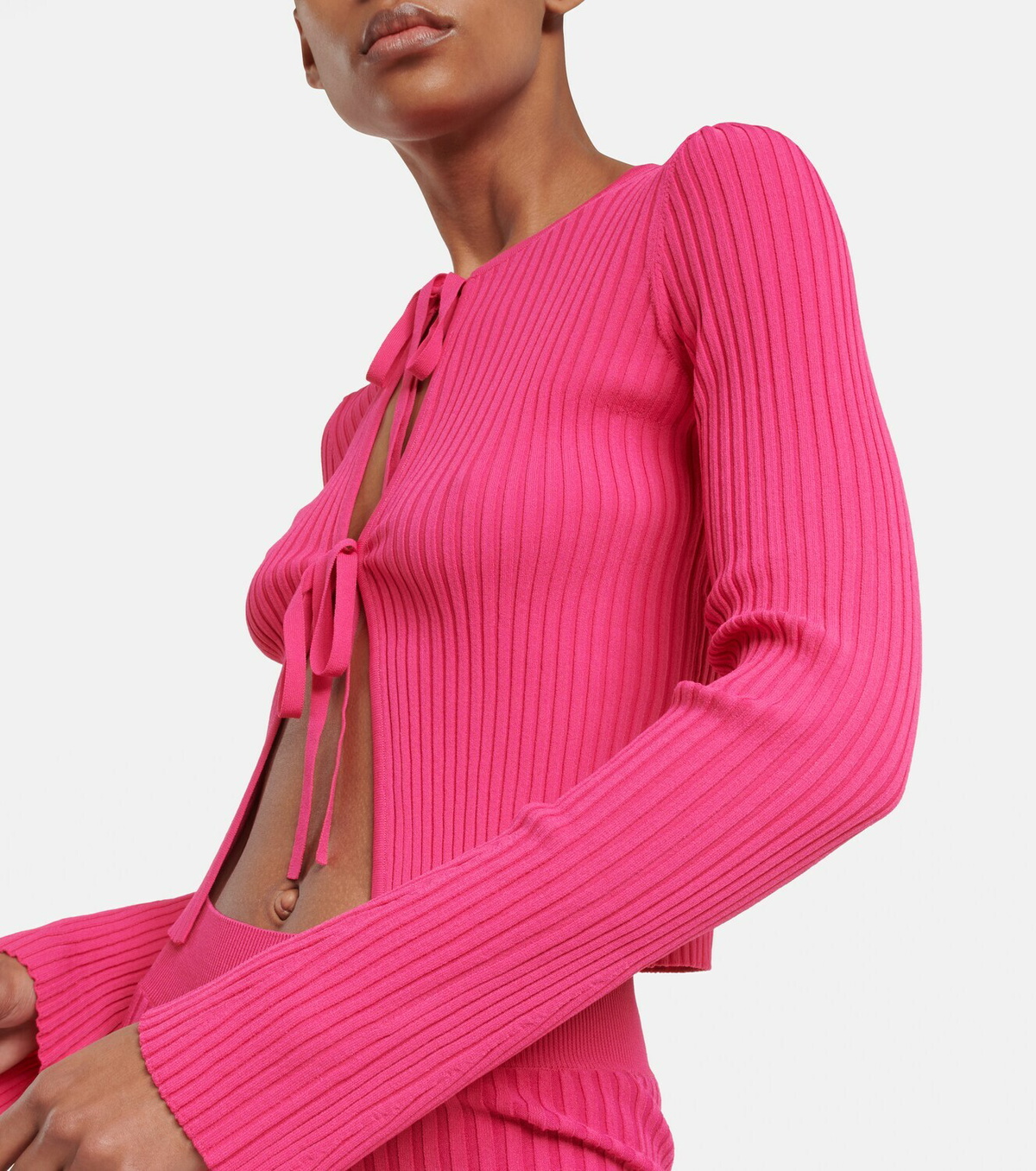 Live The Process - Juno tie-front top