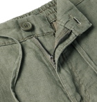 Onia - Collin Slub Linen Drawstring Trousers - Green