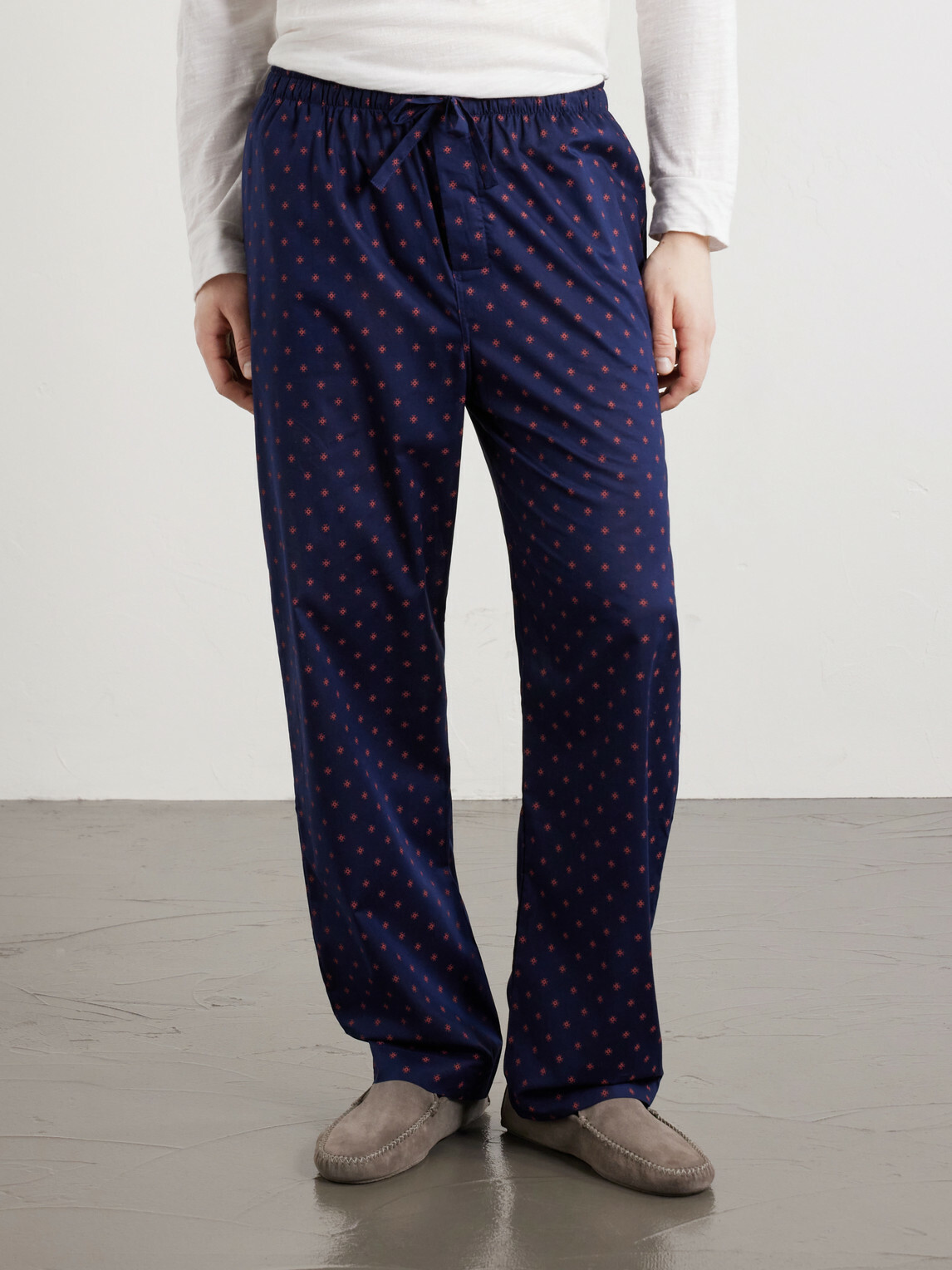 Derek Rose - Nelson 109 Printed Cotton Pyjama Trousers - Blue