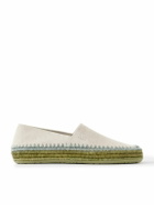 LOEWE - Paula's Ibiza Suede Espadrilles - Gray