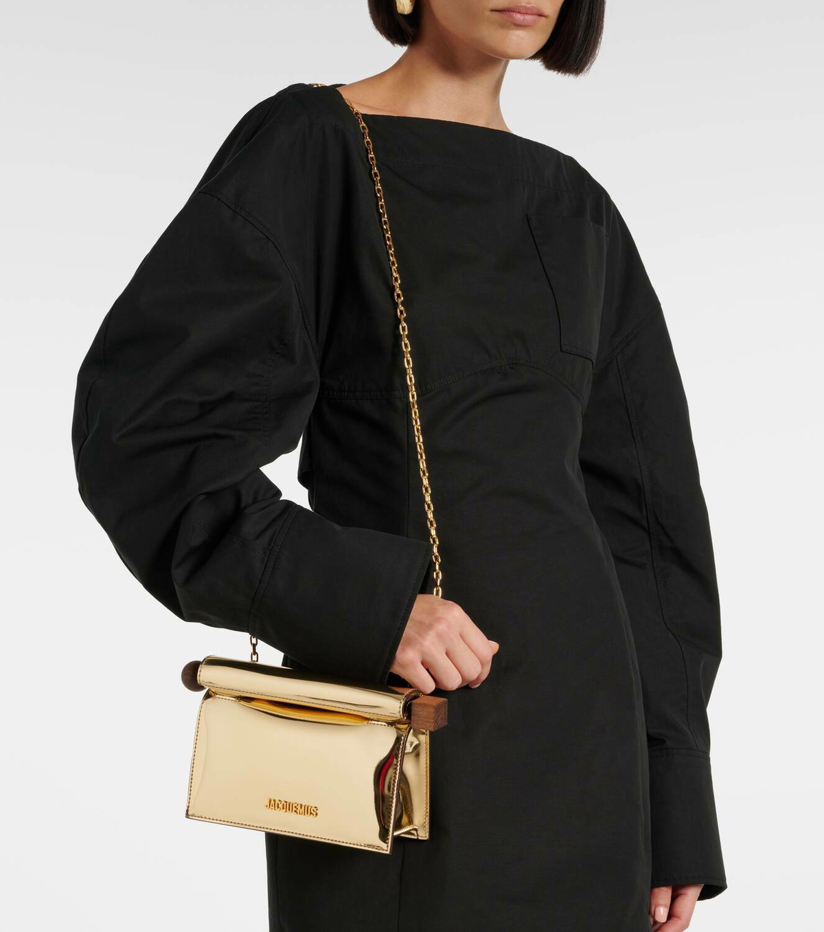 Jacquemus Rond Carré Small faux leather clutch Jacquemus