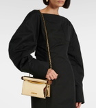 Jacquemus Rond Carré Small faux leather clutch
