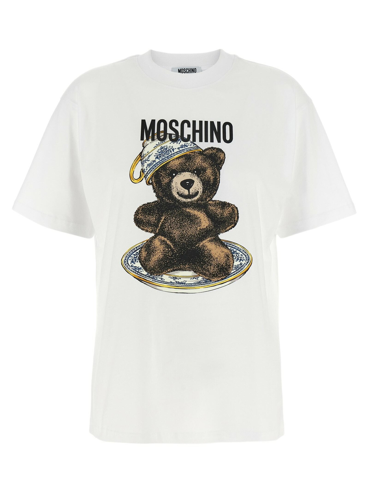 【送料&関税込】Moschino Oversized Bear Logo Print T-shirt Oversized T-shirt Maxi Teddy Bear | Moschino
