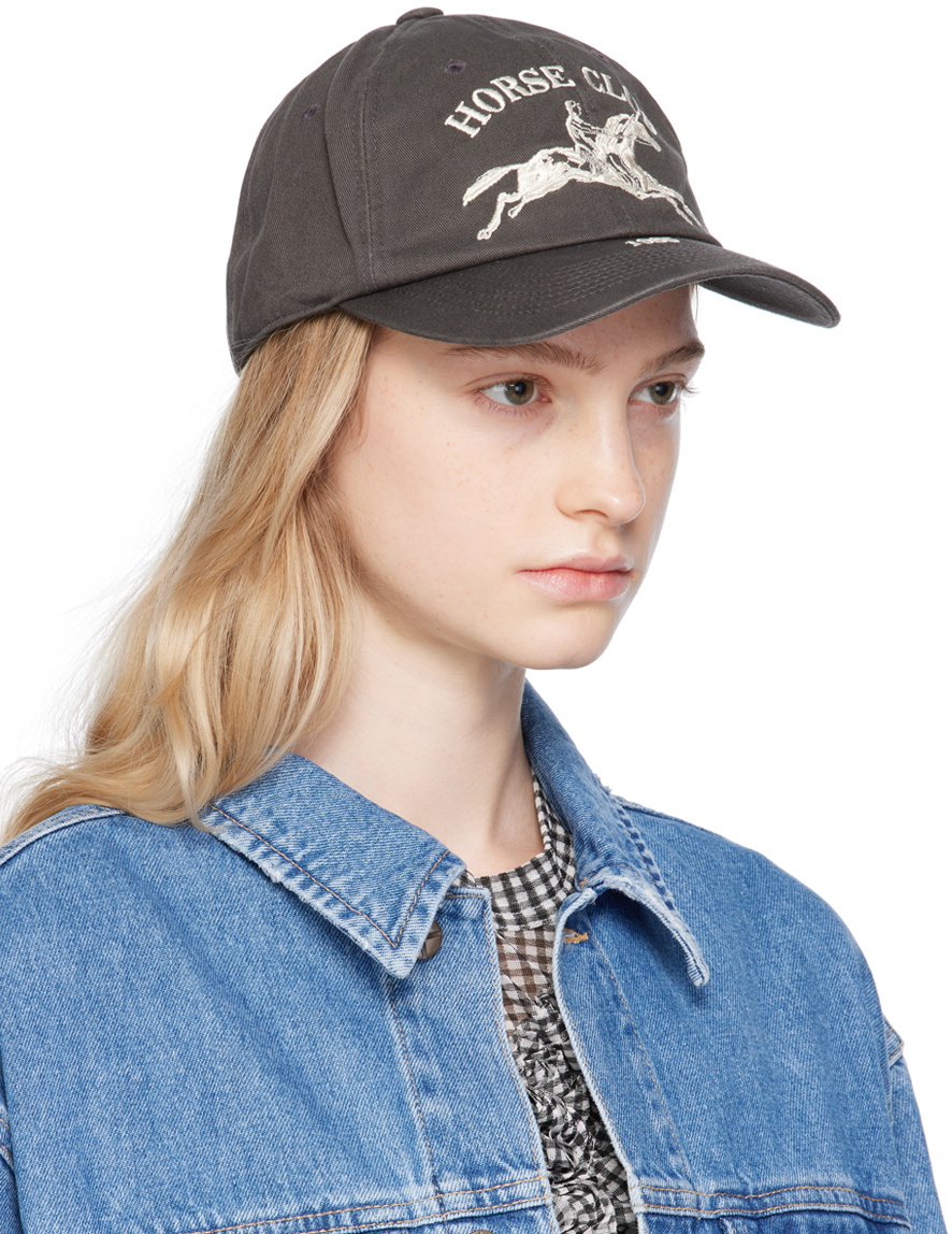 Kijun Gray 'Horse Club' Cap