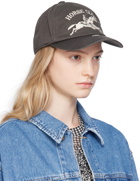 Kijun Gray 'Horse Club' Cap