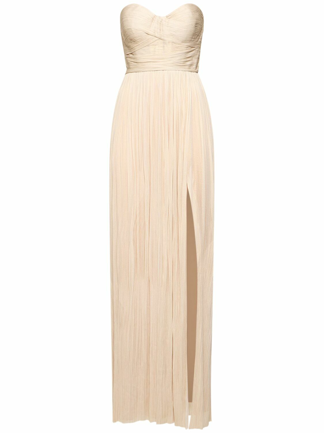 MARIA LUCIA HOHAN Carla Silk Tulle Strapless Long Dress Maria Lucia Hohan MARIA LUCIA HOHAN Carla Silk Tulle Strapless Long Dress Maria Lucia Hohan