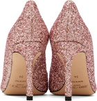 Jimmy Choo SSENSE Exclusive Pink Romy 85 Heels