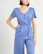 Alessia Santi Womens Jumpsuit Azure