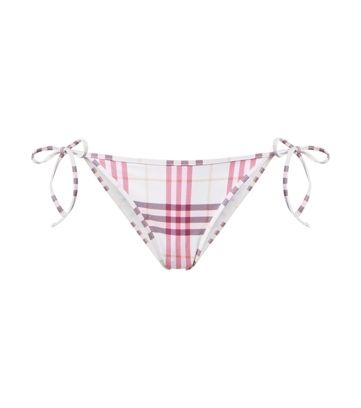 Photo: Burberry Burberry Check bikini bottoms