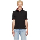 Raimundo Langlois Black Layered Polo