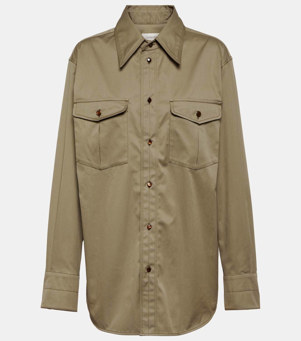 Lemaire Western cotton twill shirt Lemaire