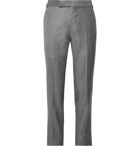TOM FORD - Grey O'Connor Slim-Fit Super 110s Wool-Sharkskin Suit Trousers - Gray