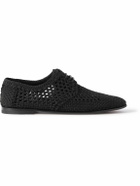 Dolce&Gabbana - Crocheted Derby Shoes - Black