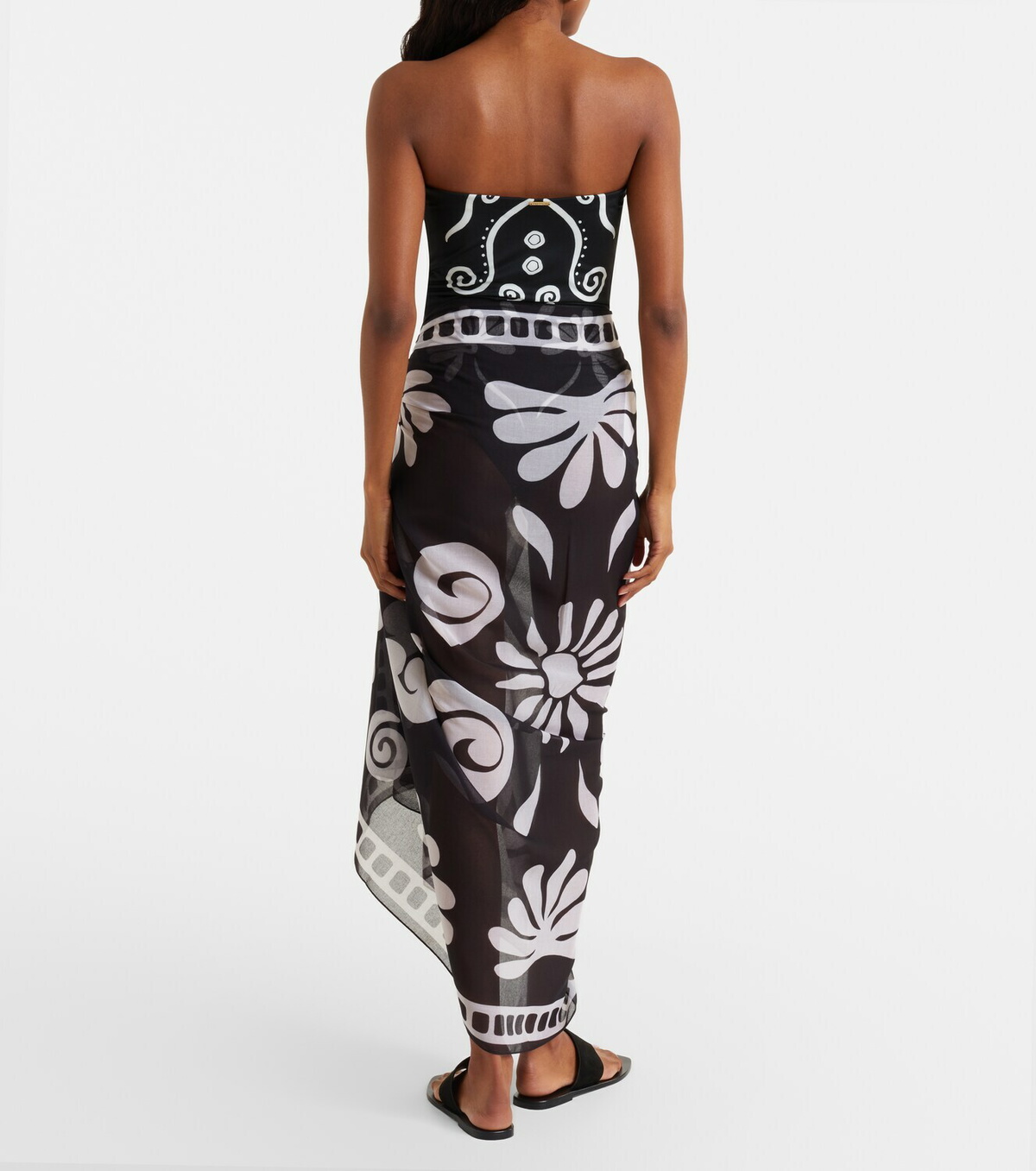 Cala de la Cruz Luana printed beach cover-up
