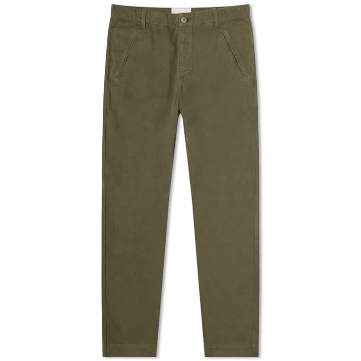 Photo: Folk Men's Lean Assembly Pant in Olive