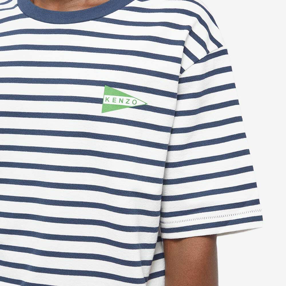 ★KENZO★ Nautical Stripe Oversized T-Shirt Midnight Blue FD Kenzo Paris Men's Nautical Striped Oversize T-Shirt in