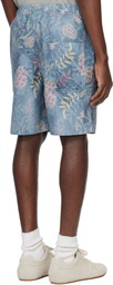 Isabel Marant Blue Hydra Swim Shorts
