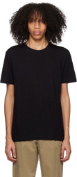 Sunspel Black Crewneck T-Shirt