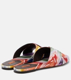 Missoni Ada Chevron twill slides