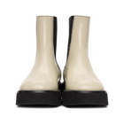 JW Anderson Off-White Logo Chelsea Boots