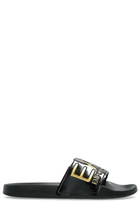 EA7 Logo Slide Sandals