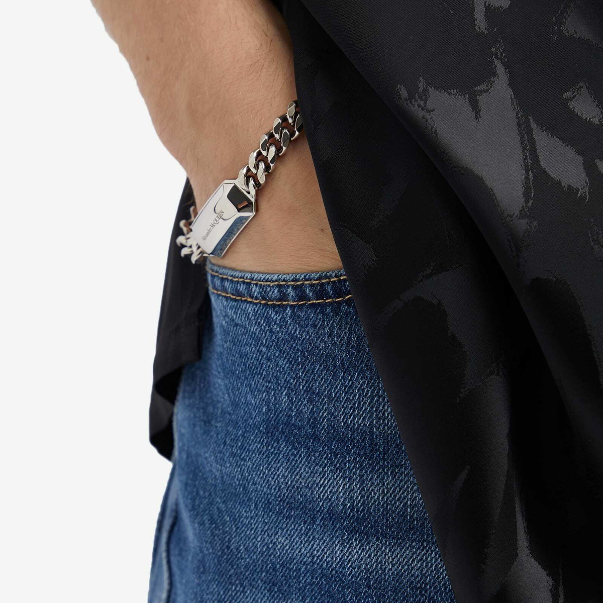Alexander Mcqueen - Man - Silver - Bracelet main image 1
