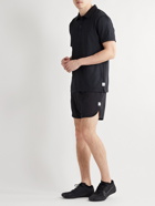 Reigning Champ - Solotex Mesh Polo Shirt - Black