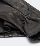 Nour Hammour Silk-lined leather gloves
