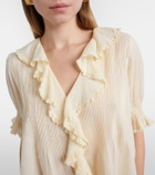 Dôen Henri ruffled cotton blouse