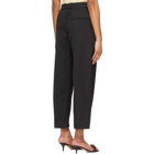 Toteme Black Twisted Seam Trousers
