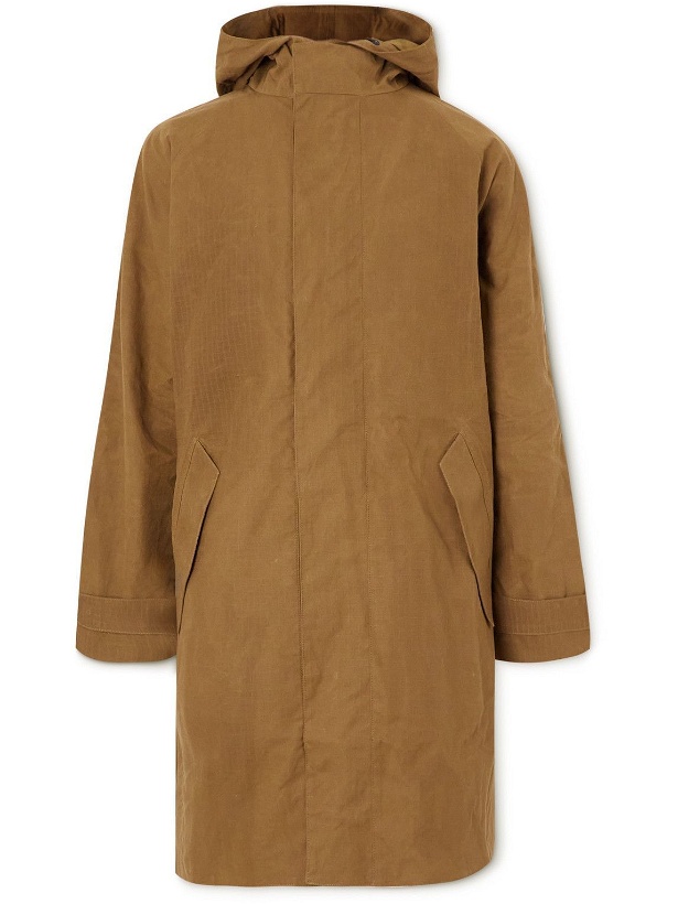 Photo: Purdey - Organic Cotton-Ripstop Hooded Parka - Brown