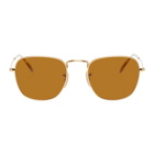 Ray-Ban Gold Frank Sunglasses