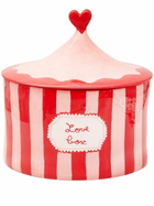 LAETITIA ROUGET Red Love Box Hand-Painted Jar