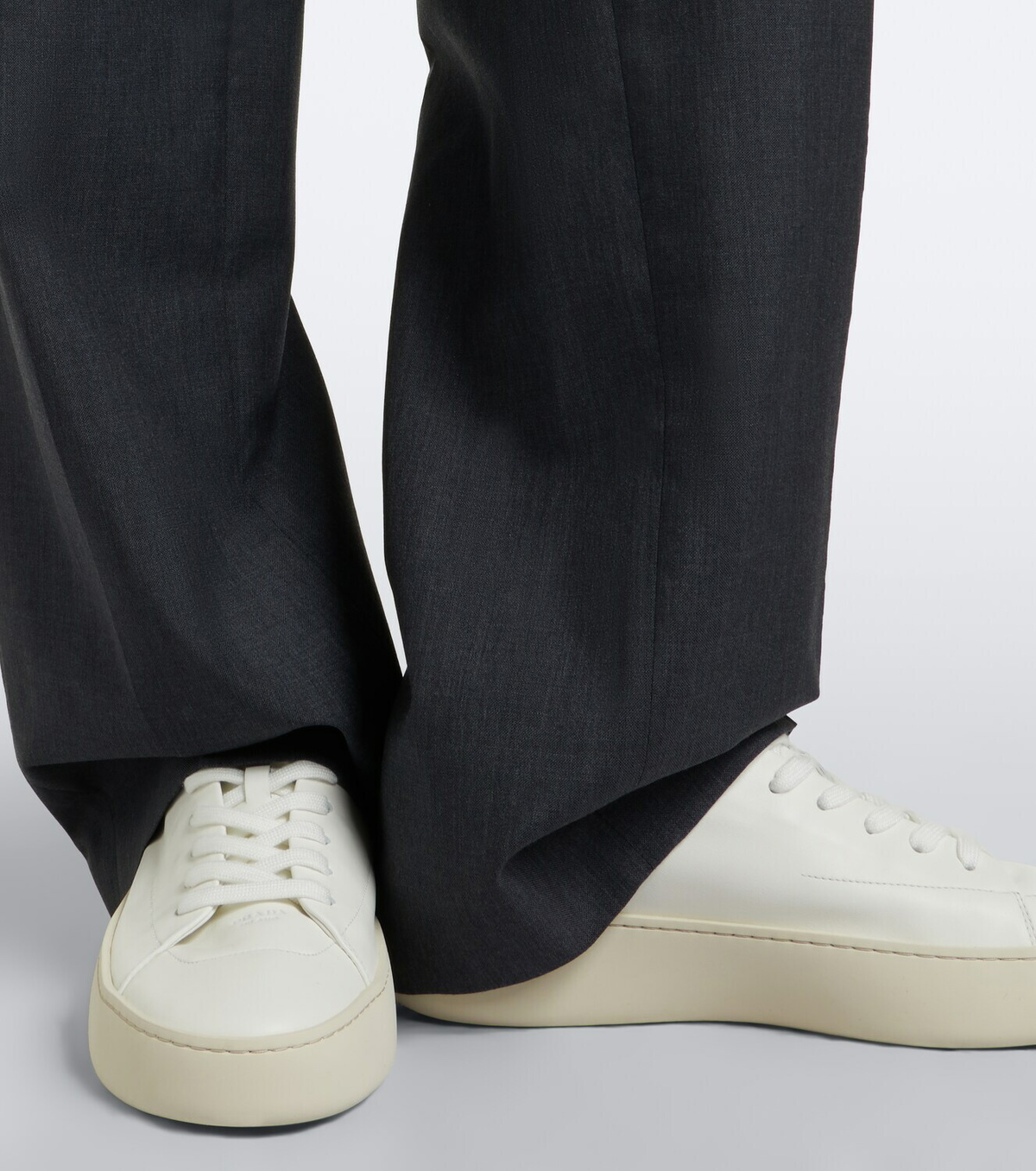 Prada Court leather sneakers