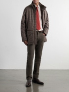 Purdey - Wool and Cashmere-Blend Tweed Field Coat - Brown