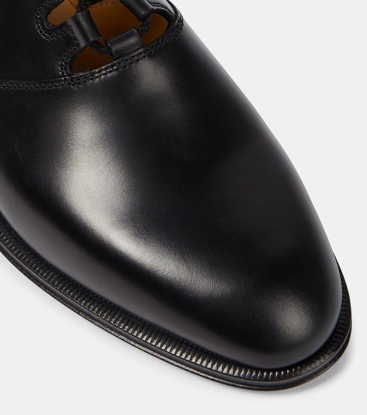 The Row Grant leather Derby shoes