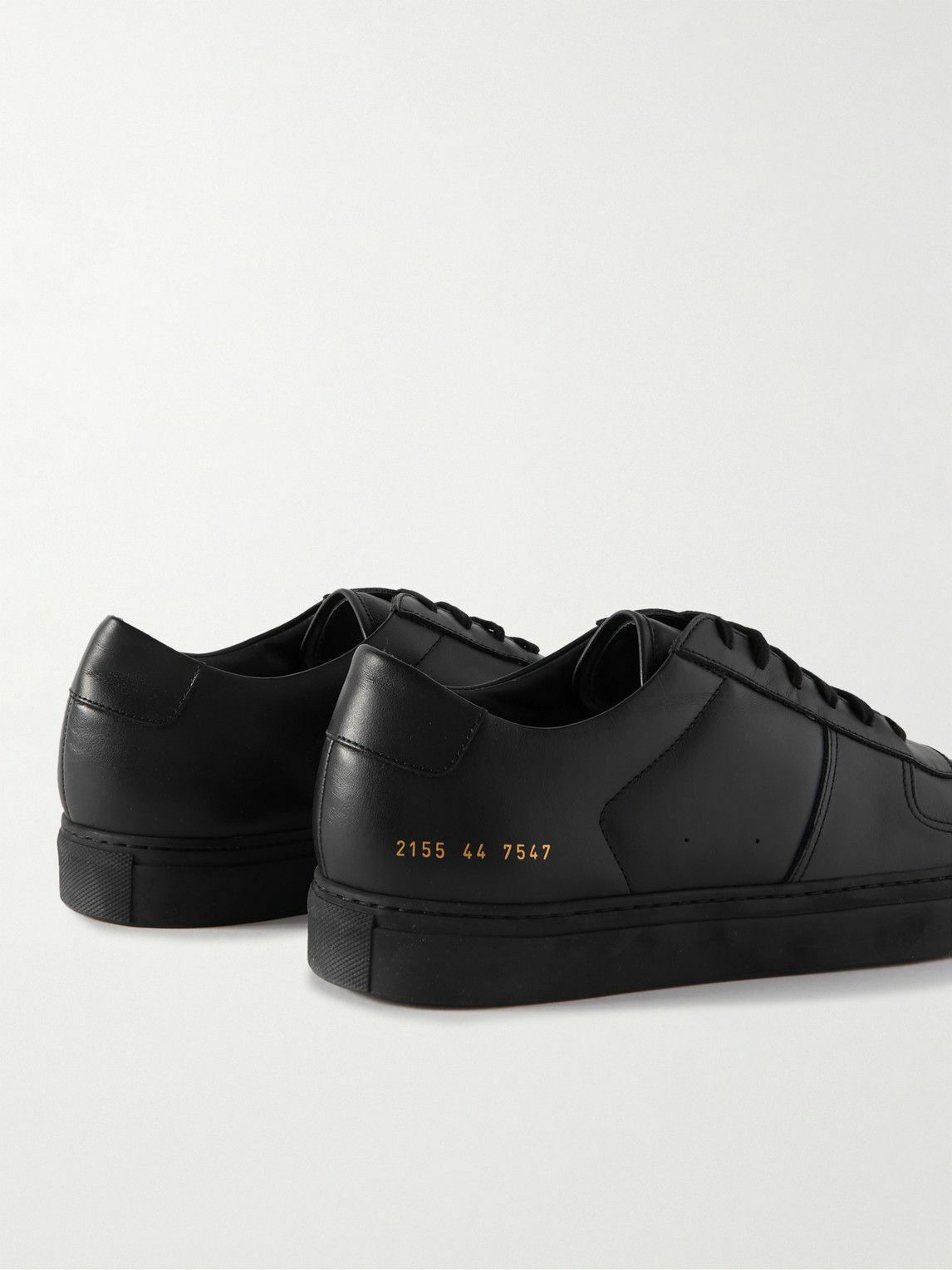 Common Projects - BBall Leather Sneakers - Black