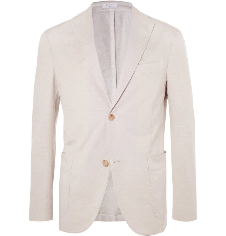 Photo: Boglioli - Beige Unstructured Cotton and Linen-Blend Suit Jacket - Men - Sand