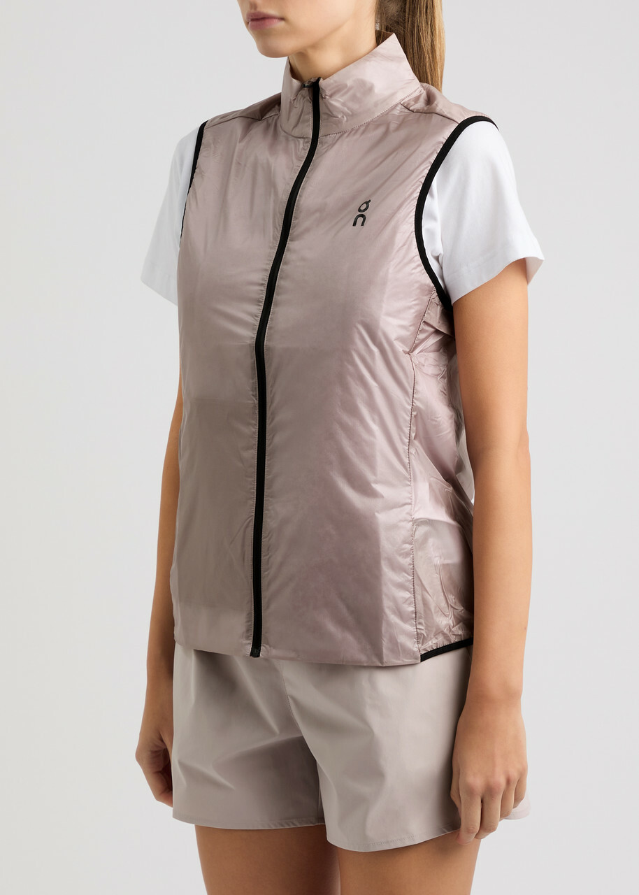 ON Weather Logo Nylon Gilet Grey