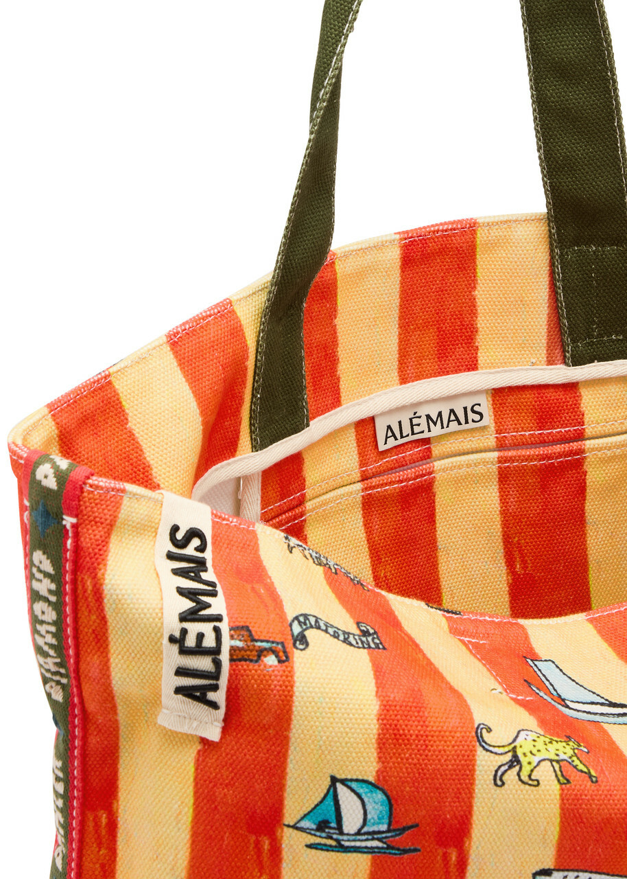 Alemais Miki Printed Canvas Tote - Multicoloured - One Size