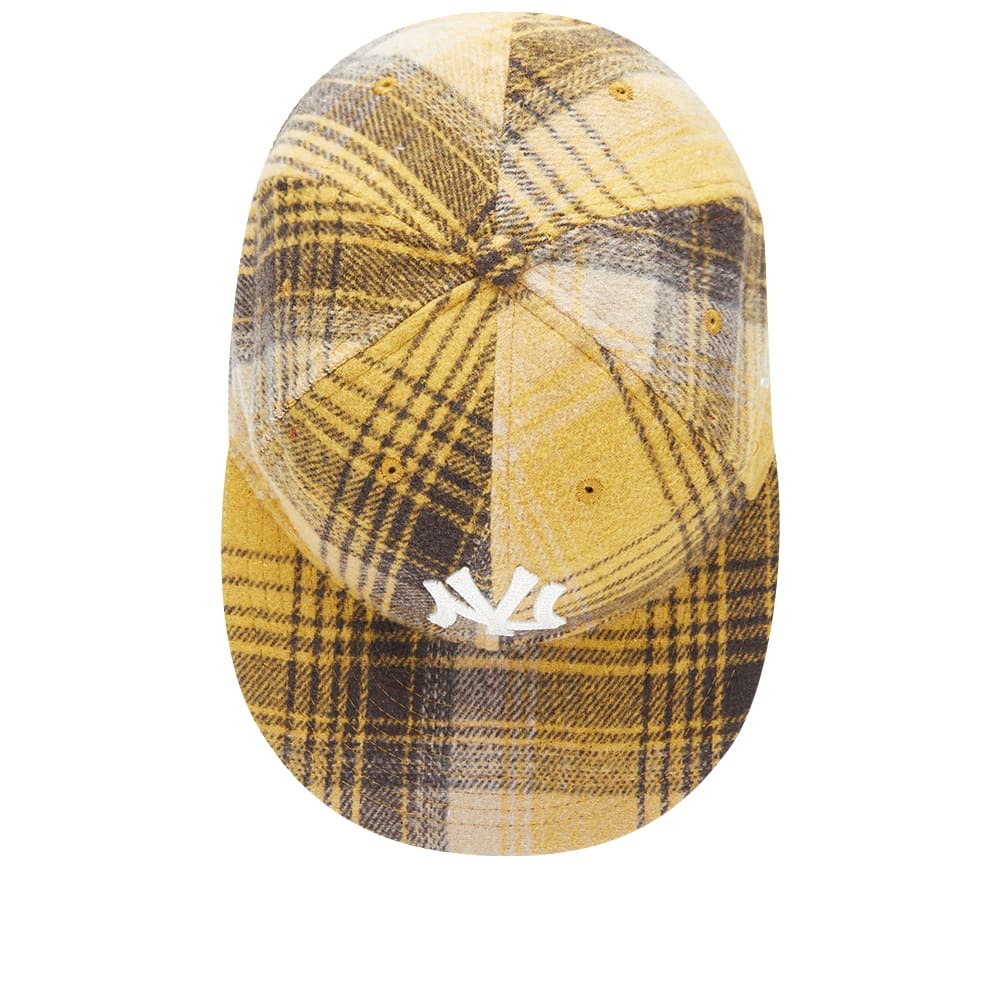 New Era NY Yankees Plaid 9Fifty Adjustable Cap in Brown New Era Cap