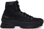 Common Projects Black Hiking Boots
