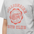 Billionaire Boys Club Men's Academy Logo T-Shirt in Heather Grey