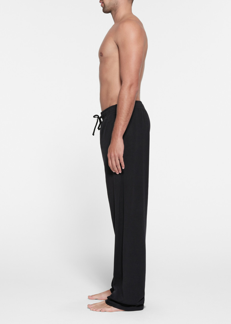 Skims Straight-leg Jersey Trousers Black