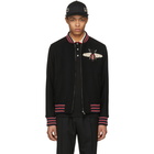 Gucci Black Bee Bomber Jacket