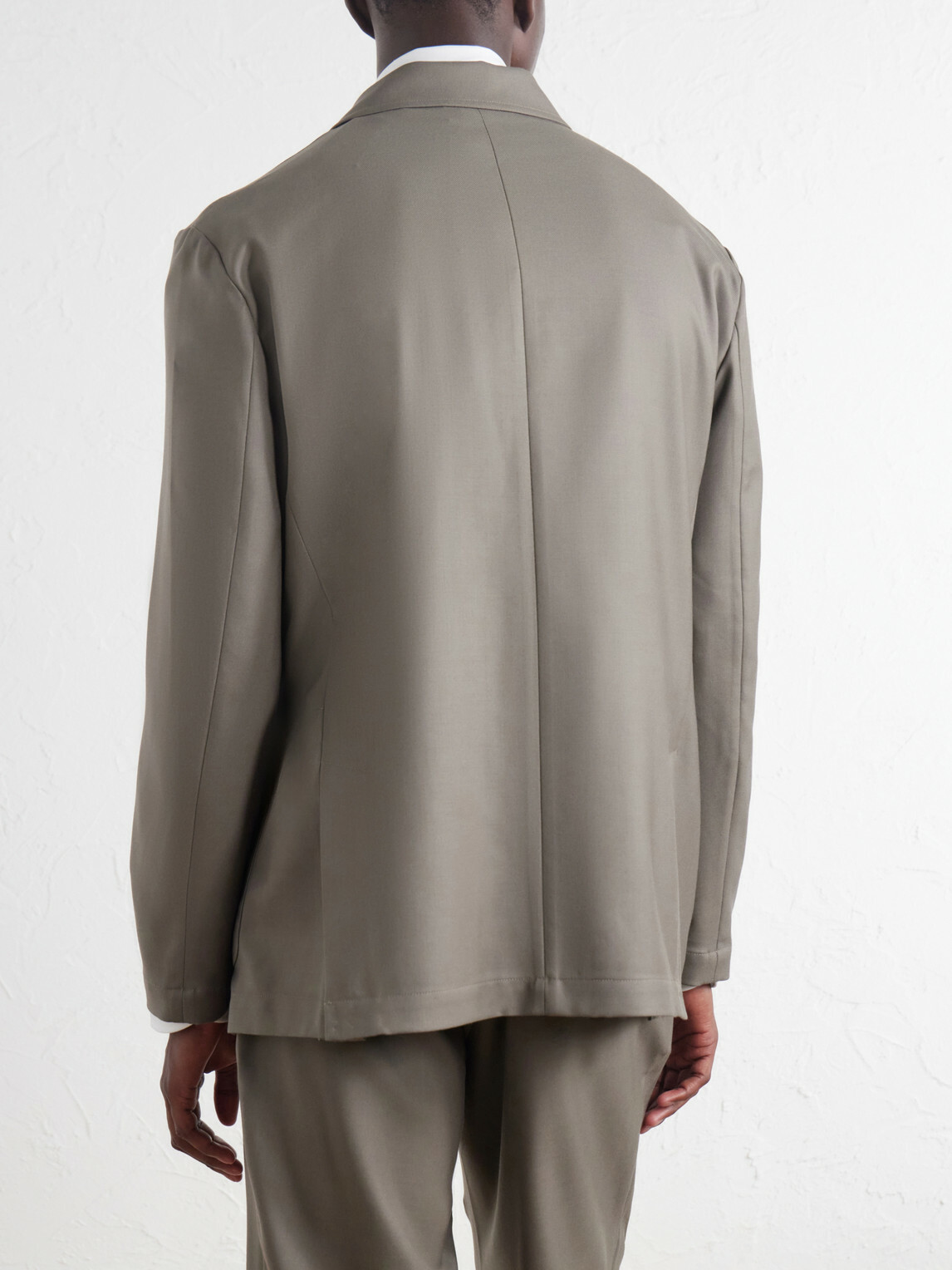De Bonne Facture - Writers Virgin Wool Suit Jacket - Green
