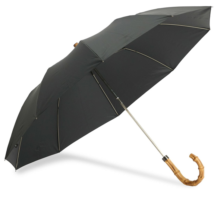Photo: London Undercover Whangee Telescopic Umbrella in Black 