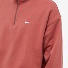 Nike Men's NRG Quarter-Zip Top in Canyon Rust/White